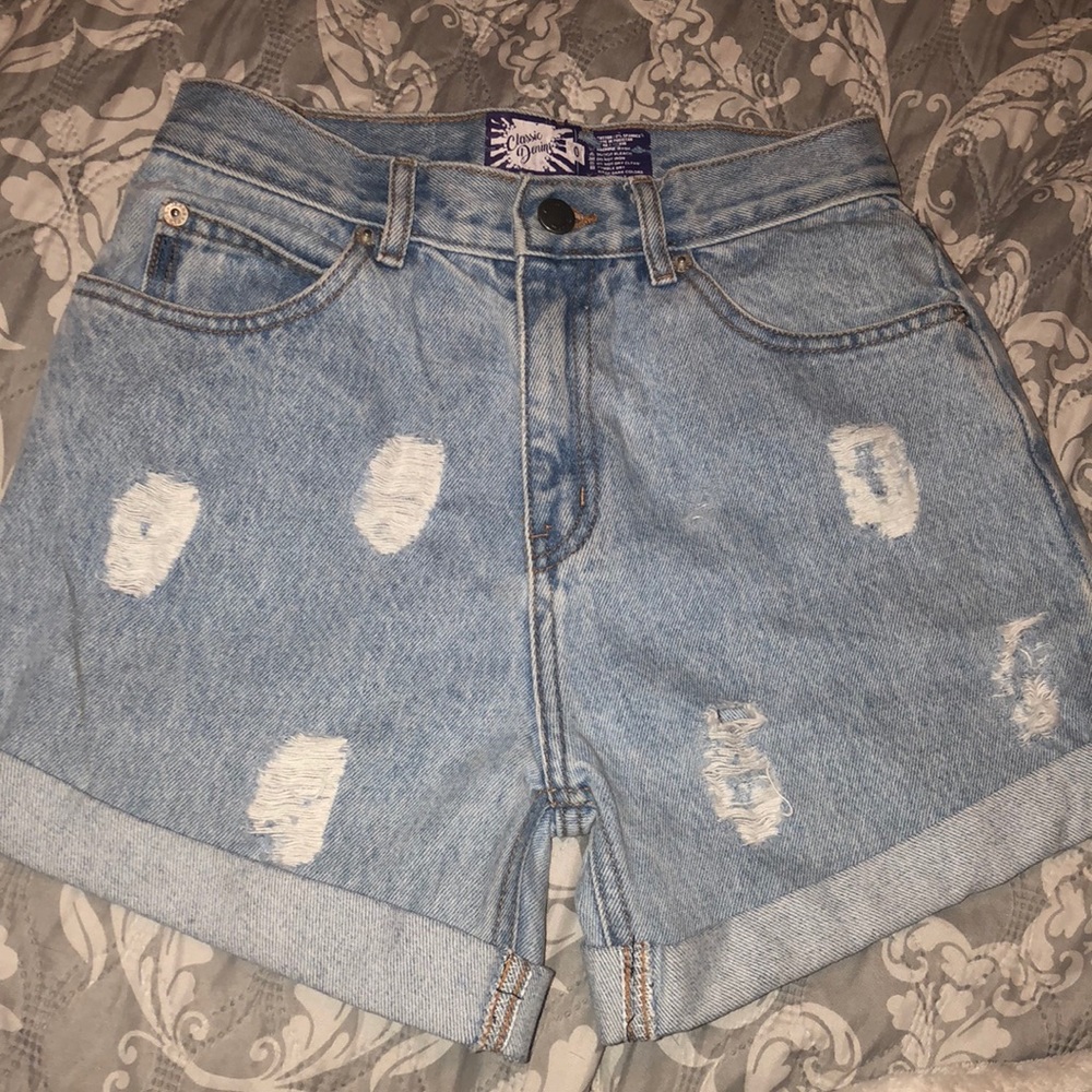 High waisted shorts